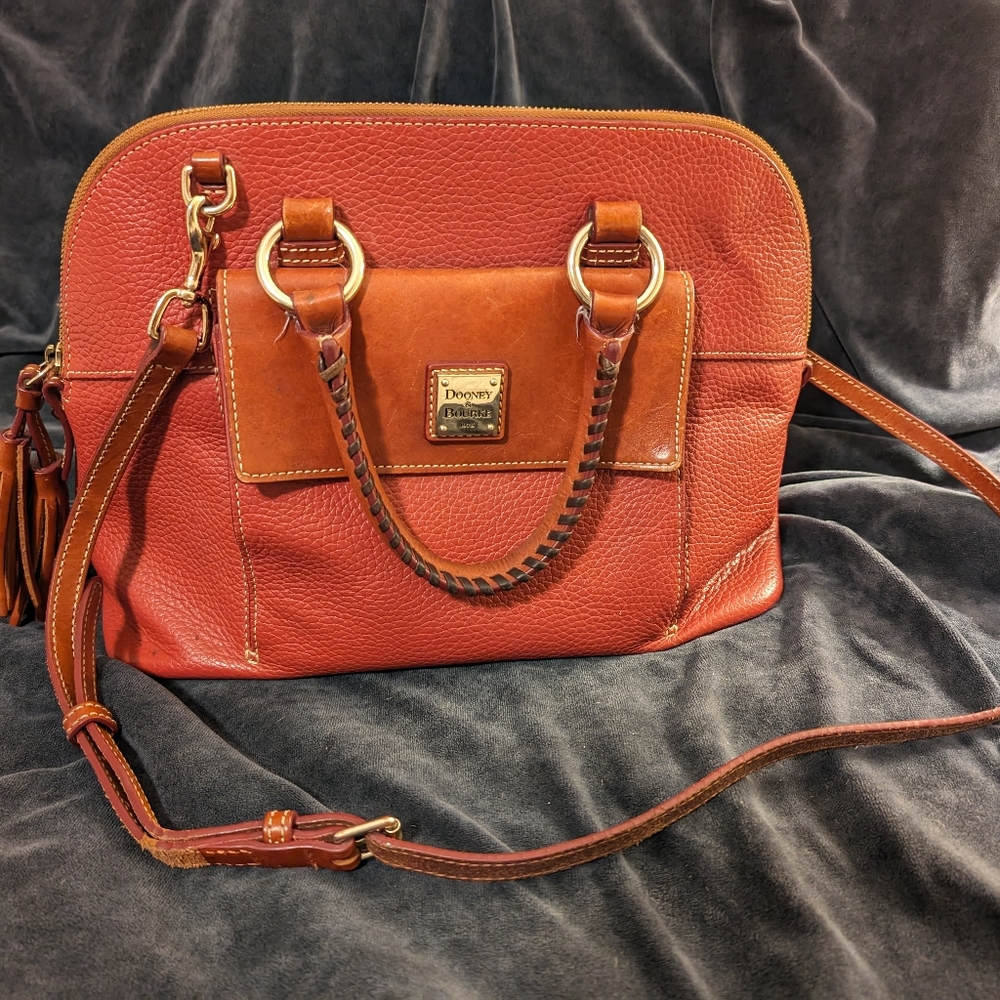 Dooney & Bourke Aubrey Satchel. Color: Terra Cotta